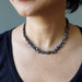 hematite chip choker necklace