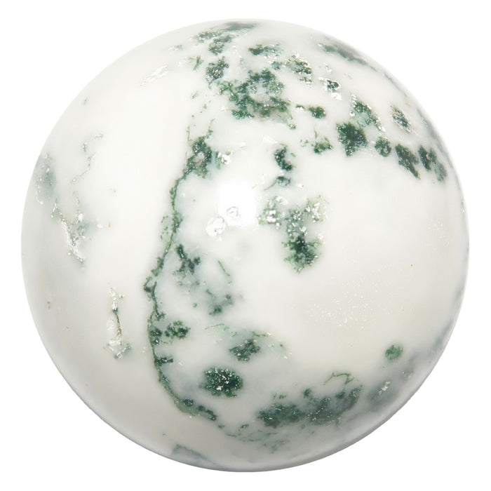 Tree Agate Sphere Touch of Moss Natural Crystal Ball