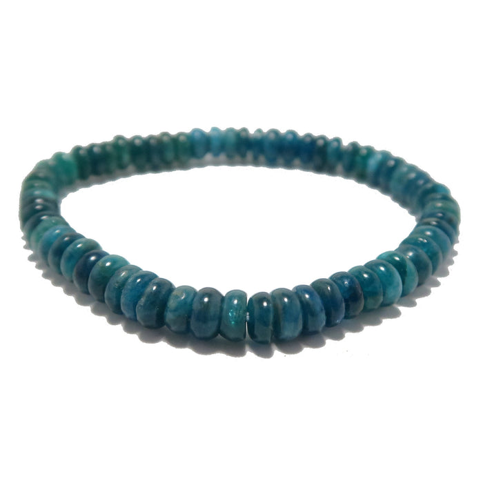 Apatite Bracelet Bright Brilliant Blue Holistic Healing Crystal