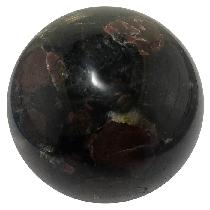 Arfvedsonite Sphere Garnet Desire and Intrigue Crystal Ball