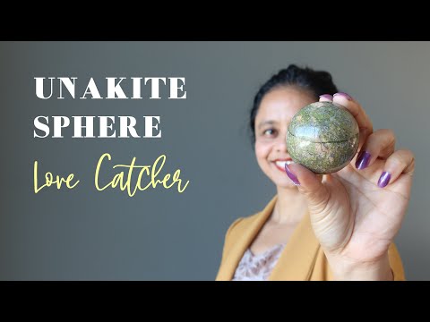 video about unakite spheres