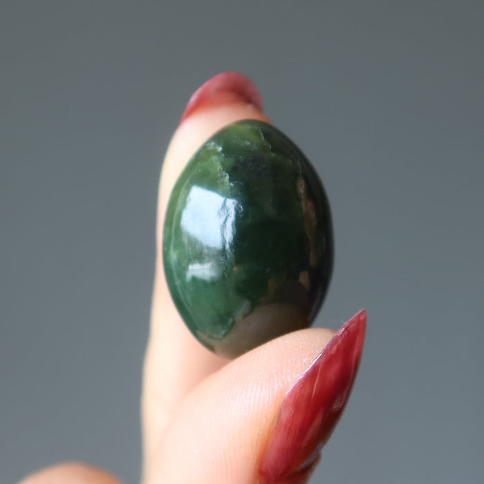 Jade Egg My Nephrite Money Nest Green Abundance Stone