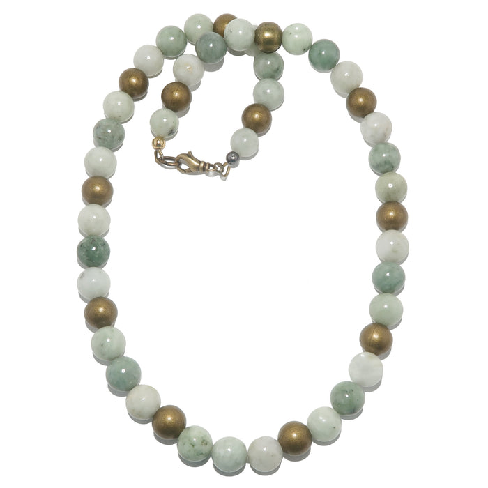 Jade Necklace Adorn Abundance Luxe Nephrite Crystals