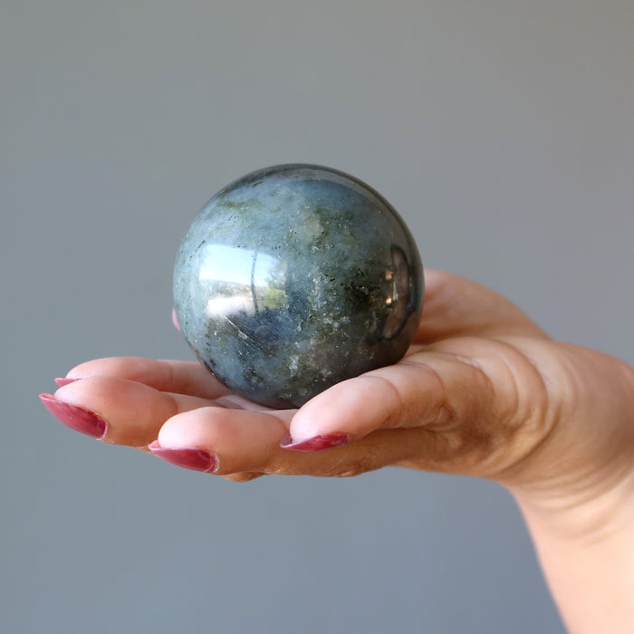 Labradorite Sphere All Thrills No Frills Magic Crystal Ball