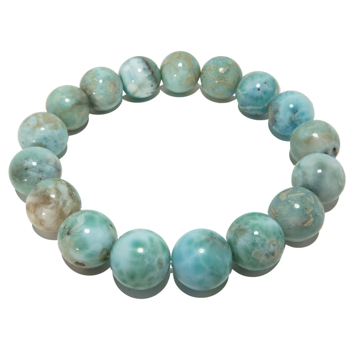 Larimar Bracelet Free as the Blue Sea Relaxation Crystal
