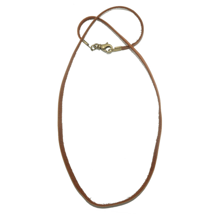 Leather Necklace Oh Dear! Brown Deerskin Cord for Pendants