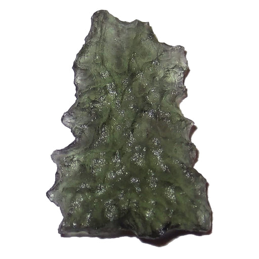 real green moldavite in its raw formation 