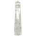 faceted Clear Quartz Wand Tower