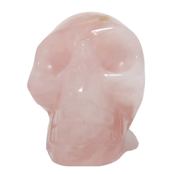 Rose Quartz Skull Love Serenity Crystal Carving Gemstone