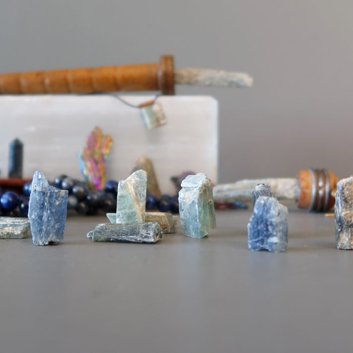 kyanite stones and jewelry