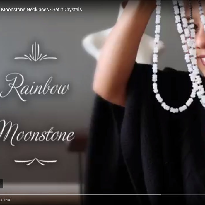 Rainbow Moonstone Necklaces (Video)