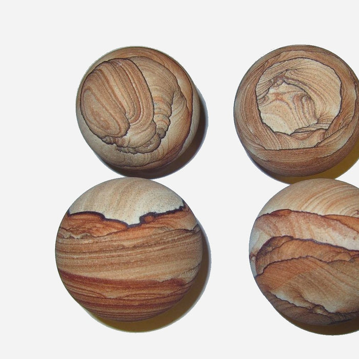 Sandstone Spheres for a Nostalgic Journey