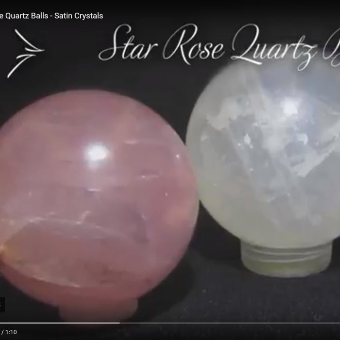 Star Rose Quartz Balls: Video