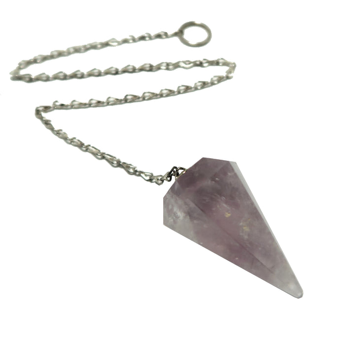Amethyst Pendulum Chunky Big Soul Crystal Spiritual Healer Stone