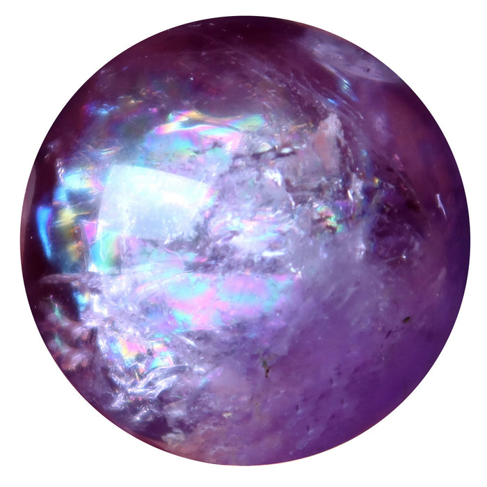 rainbow amethyst sphere