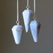 three angelite pendulums