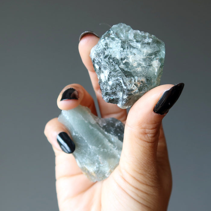 Aquamarine Raw Crystal Precious Self-Care Blue Gemstone