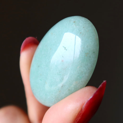 green aventurine oval cabochon