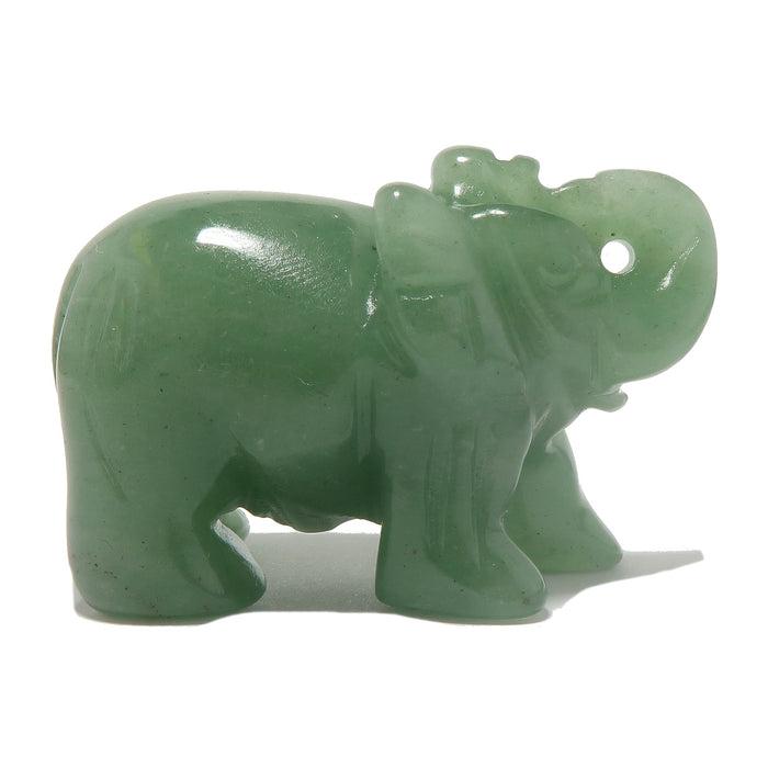 green aventurine elephant