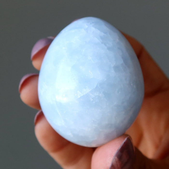 blue calcite egg