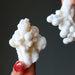 white calcite stalactite stone