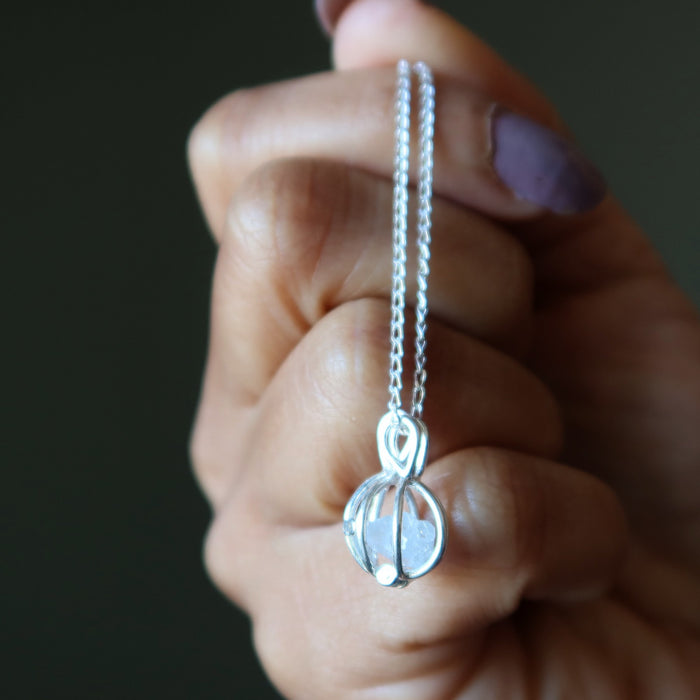 celestite necklace