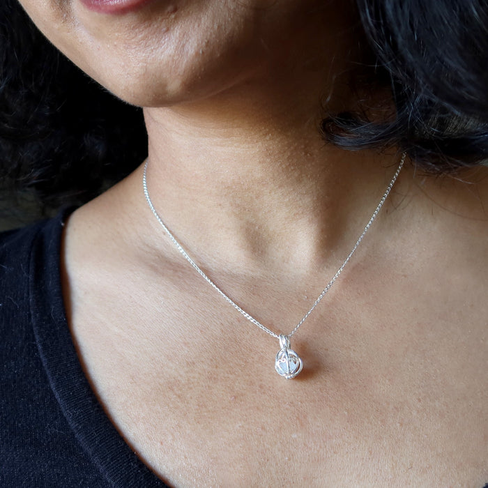 celestite necklace