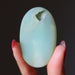 green chalcedony druzy quartz oval cabochon