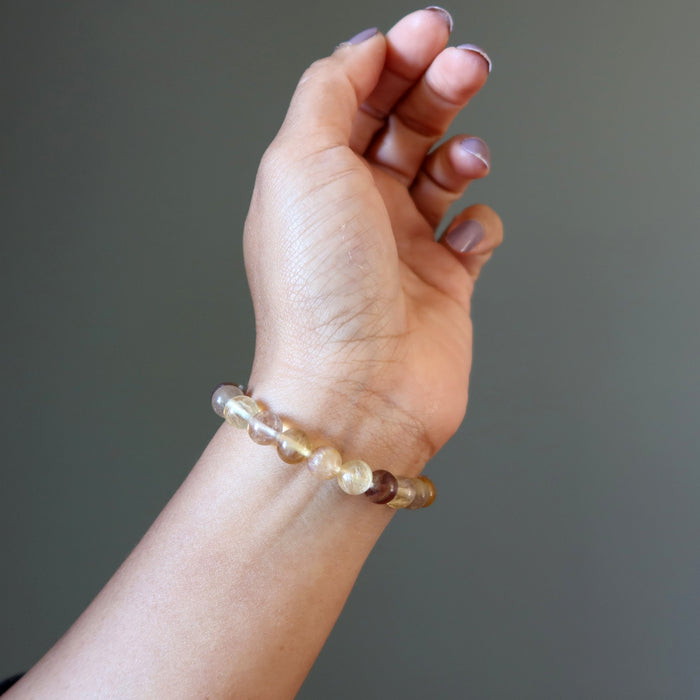 golden fluorite bracelet