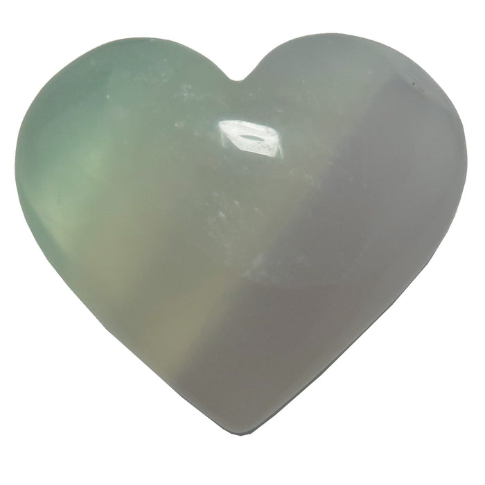 Fluorite Heart Best Love Purple Lavender Yttrium Crystal