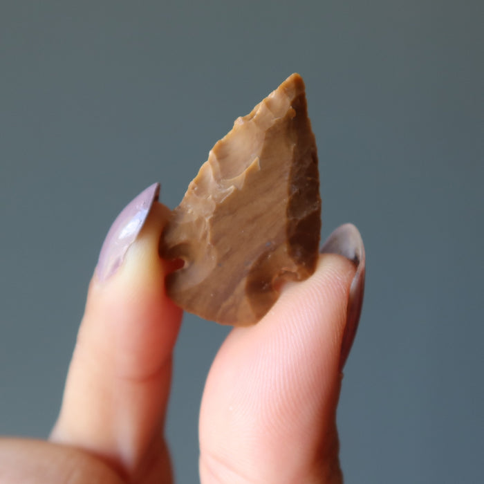 brown jasper arrowhead stone