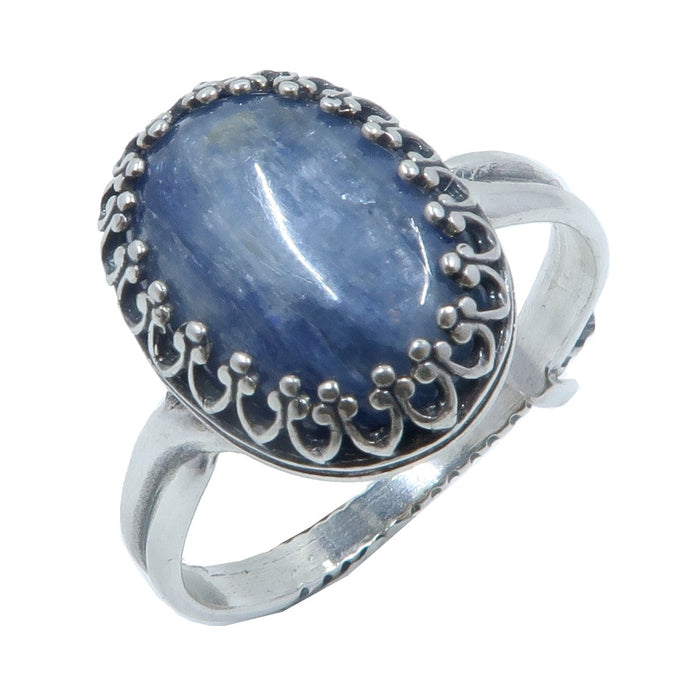 kyanite sterling silver ring