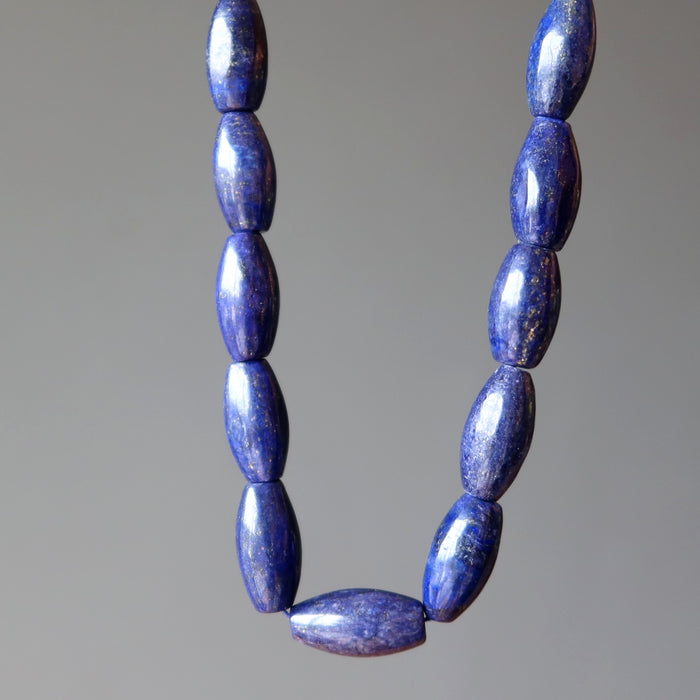 lapis beaded necklace
