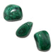 3 malachite tumbled stones