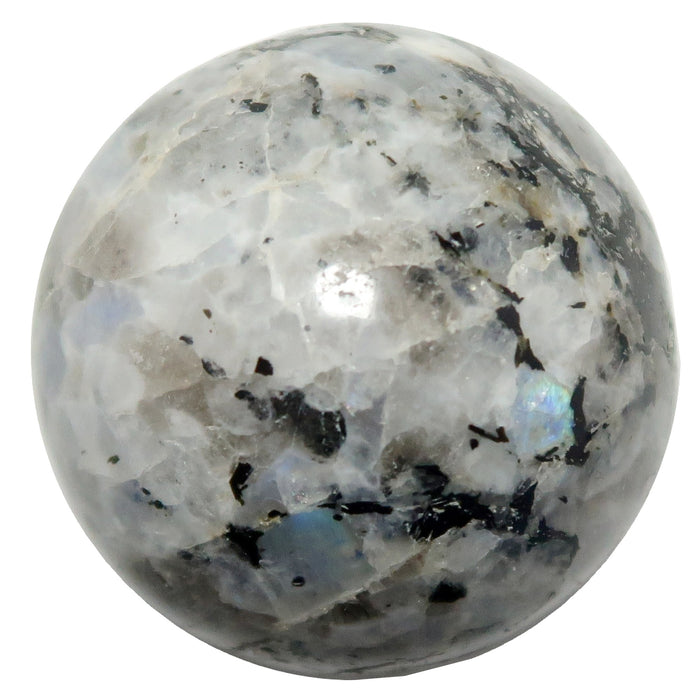 moonstone tourmaline sphere