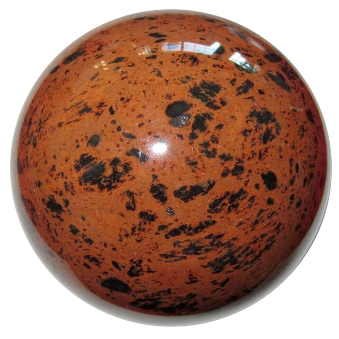 mahogany obsidian sphere