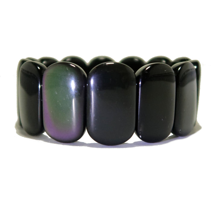 Rainbow Obsidian Bracelet Winner Wall Protection Stone