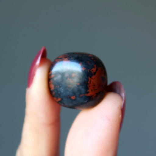 mahogany obsidian tumbled stone