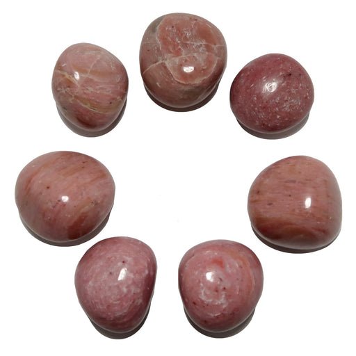 pink opal tumbled stones