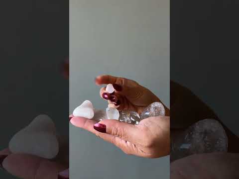 Clear Quartz Tumbled Stone video