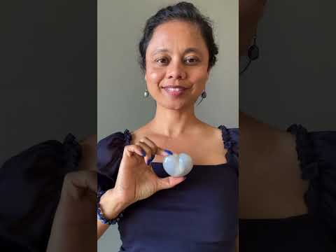 Blue Lace Agate Heart video