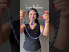 video on lapis beaded necklace