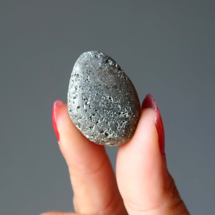 Pyrite Tumbled Stone Pocket of Gold Prosperity Crystals
