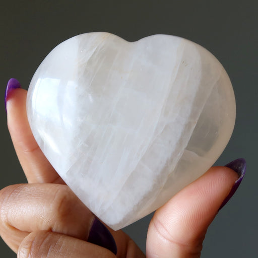 white quartz heart