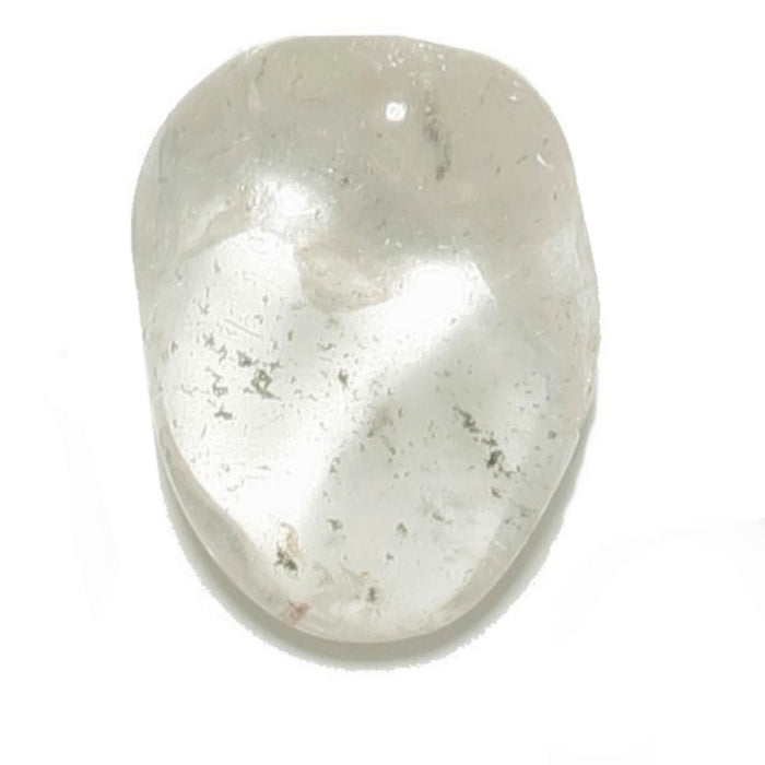 chlorite clear quartz tumbled stone
