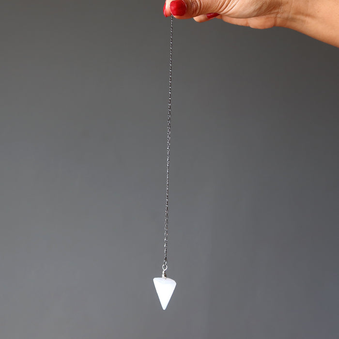Selenite Pendulum Celestial Destiny Discovery Stone Crystal