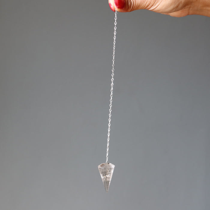 Smoky Quartz Pendulum Intense Energy Crystal Faceted Gem