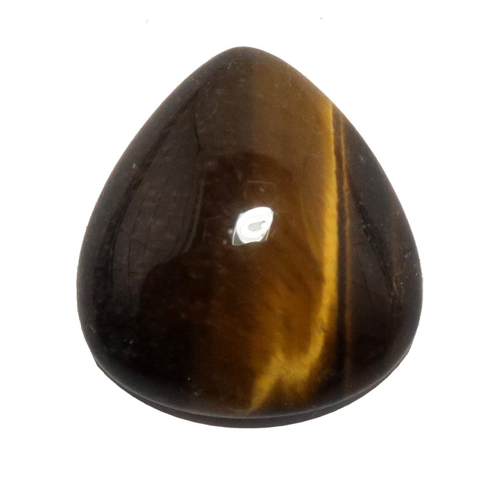 Tigers Eye Pocket Stone Premier Pear Cabochon