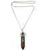 tigers eye chakra necklace pendulum