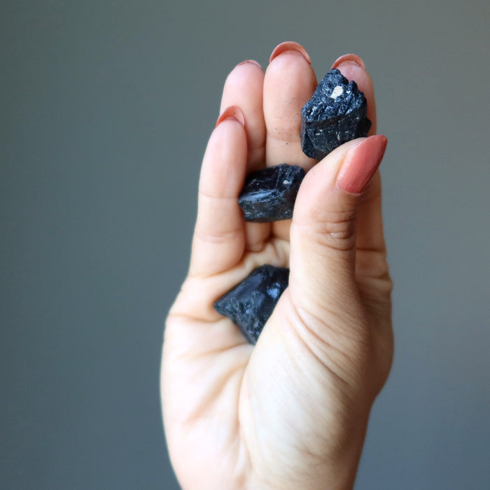 black tourmaline stones